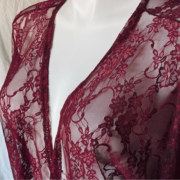 NWT LuLaRoe lace Lindsay kimono, M - Picture 5 of 11